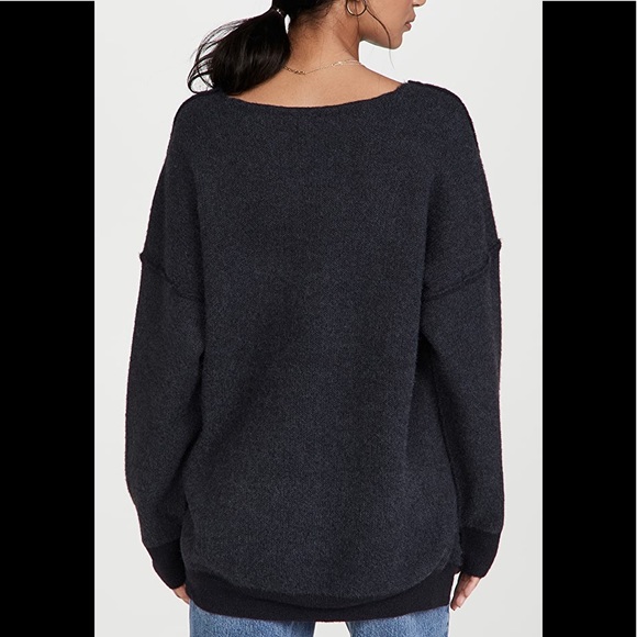 Free People Sweater Weather V Neck NWT - Picture 3 of 10
